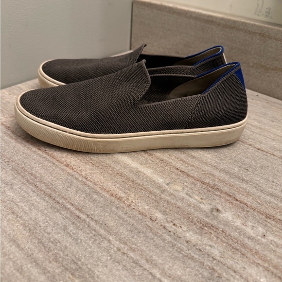 Rothy's The Original Slip On Sneaker Anchor Blue Gray‎ Women’s Size 8.5 Shoes - Picture 1 of 7
